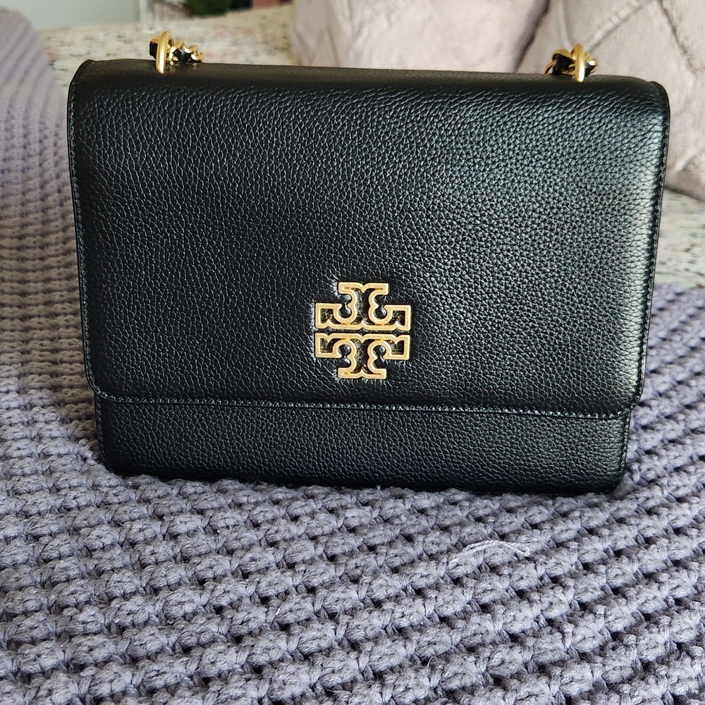Tory Burch Black Britten Shoulder Bag - Picture 2 of 8